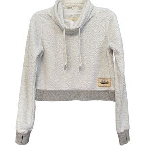 Hollister XS Sherpa Cowl Neck Pullover Sweatshirt